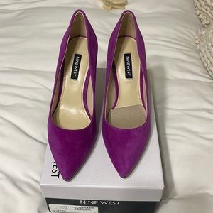 Brand new never worn Nine West Magenta Pumps